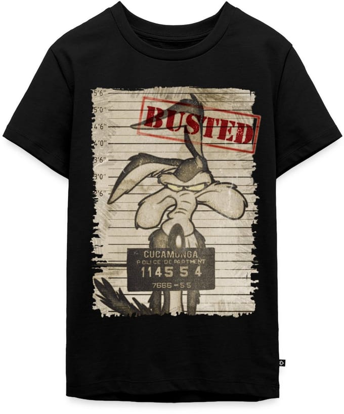 Looney Tunes Wile E. Coyote Busted Premium T-Shirt Tiener