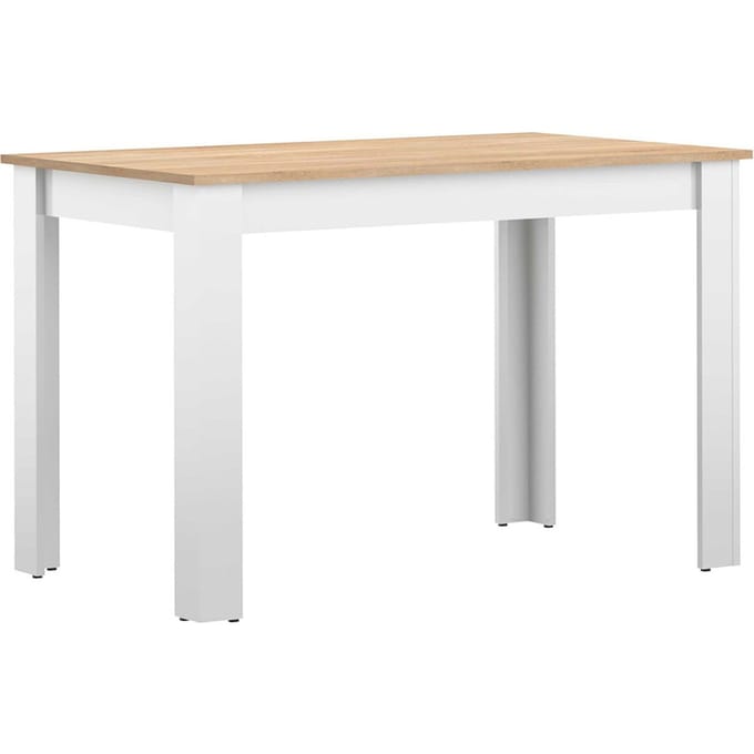 Interia Eettafel 110 cm Kara Wit - Eik