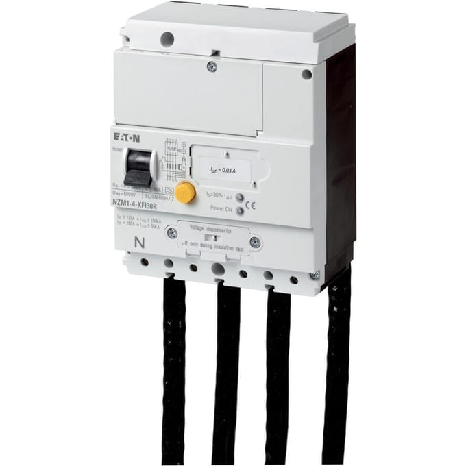 Eaton aardlekschakelaar NZM1 4-polig 30mA rechts - 104606