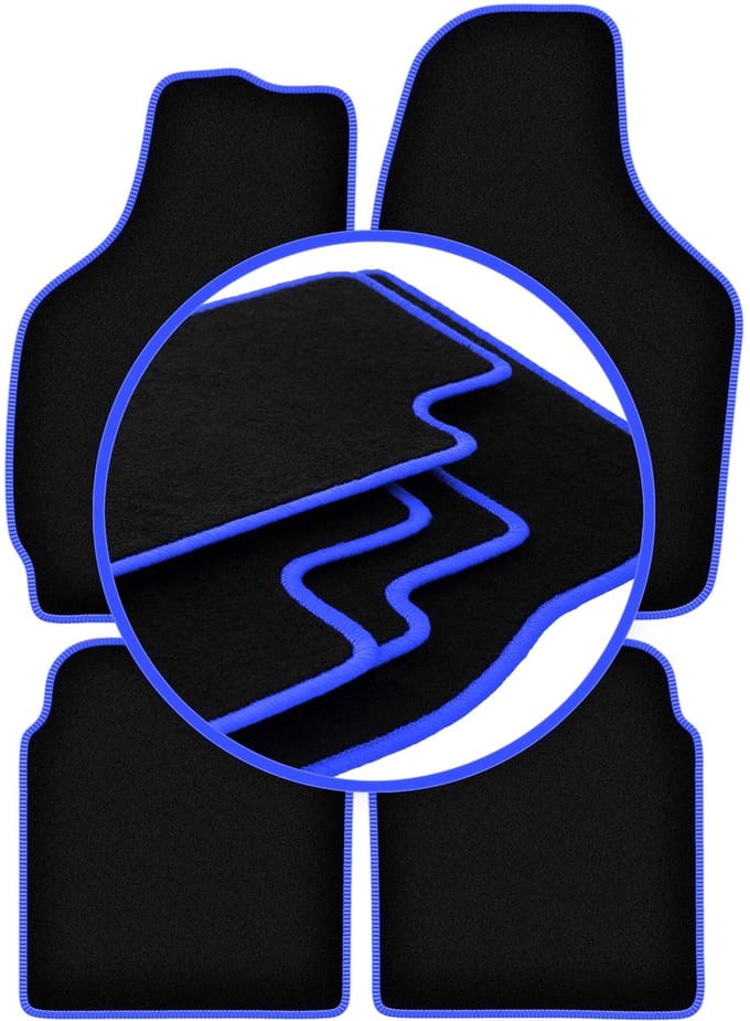 CARLUX-BLUE automatten voor: Daewoo Tico hatchback (1996-2001)