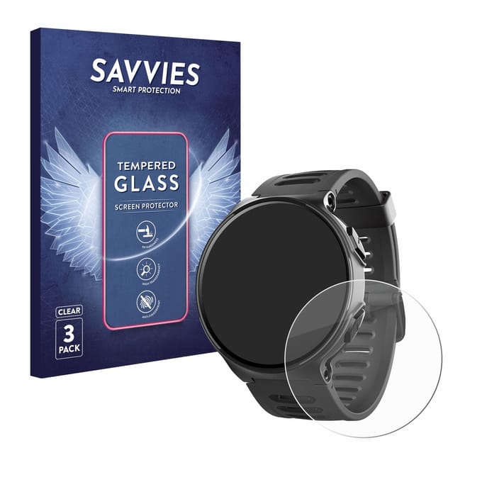 Savvies - Glas Screenprotector voor Kiprun 500 - Gehard Beschermglas 9H 3 Stuks