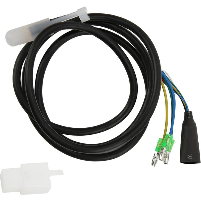 130cm 9-pins Motor Omzet Verlengkabel Elektrische Fiets Verlengkabel met Mannelijke Waterdichte Connector black