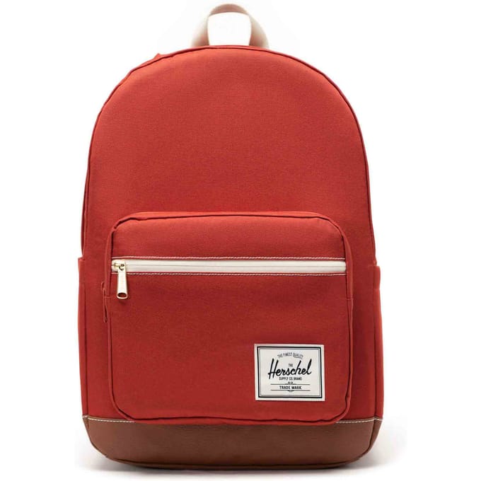Unisex Pop Quiz Rugzak Rood Ochre/tan/wit Stitch