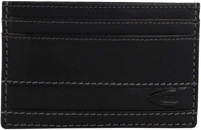 camel active Field Kredietkaart etui Leer 11 cm - 5 Sleuven - black