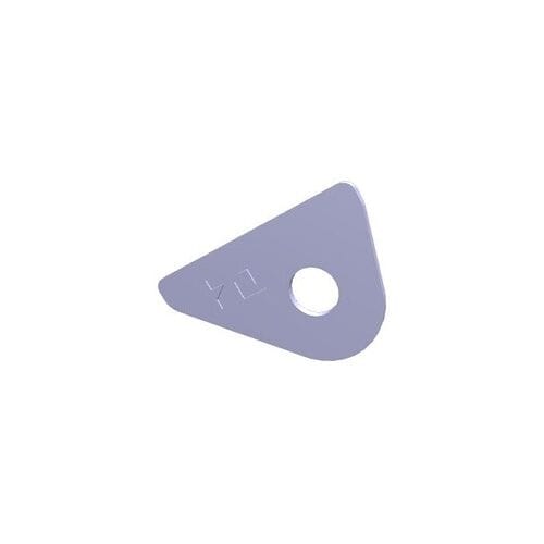 AEG afstandshouder, greeplijst, rechts, 4mm 140021968015