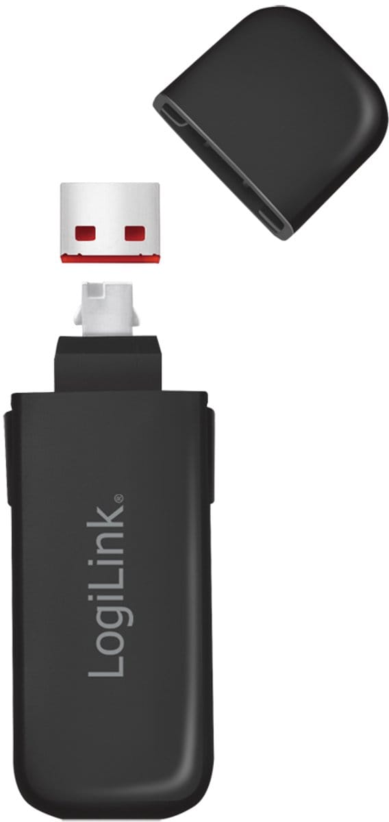 LogiLink USB veiligheidsslot, 1x sleutel / 4x sloten