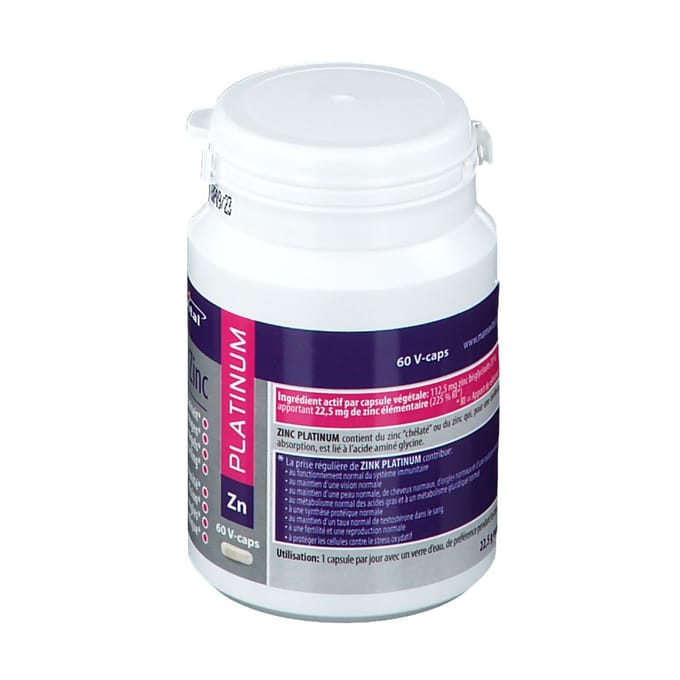 Mannavital Zink platinum 60 Vegetarische capsules
