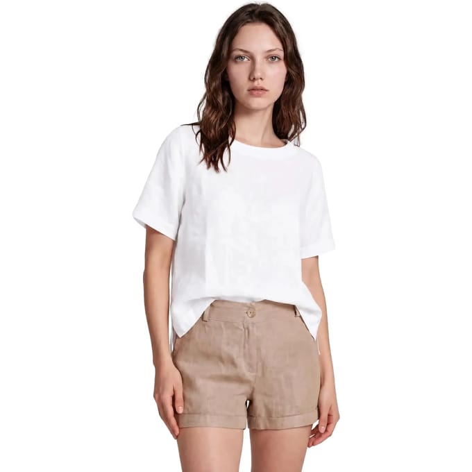 Vrouwenblouse Haris Cotton Essentials Split Hem