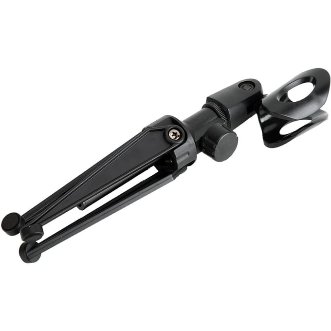 Duurzame ABS Tafel Tripod Stand Verstelbare Desktop Microfoon Klem Clip Houder voor Microfoon black