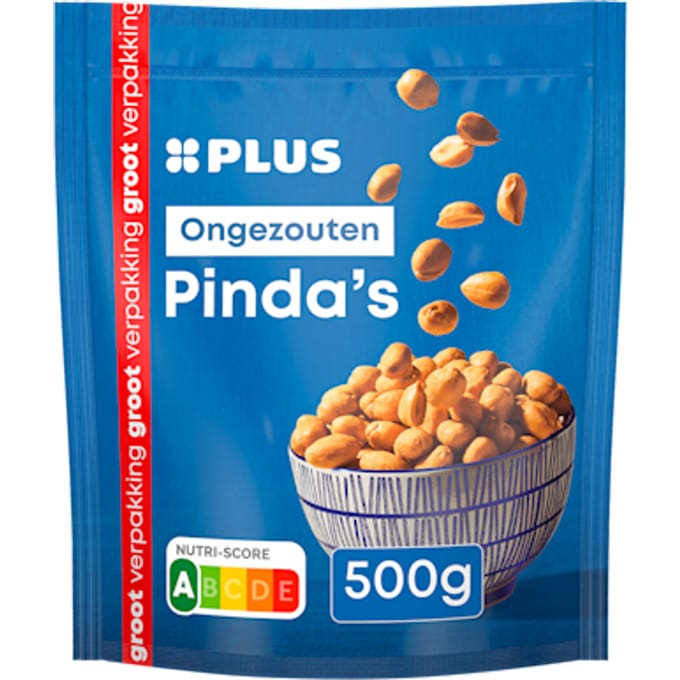Pinda's ongezouten 500 gram