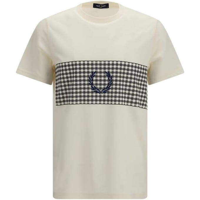 T-shirt Korte Mouw Fred Perry Tennis Net Graphic T-Shirt