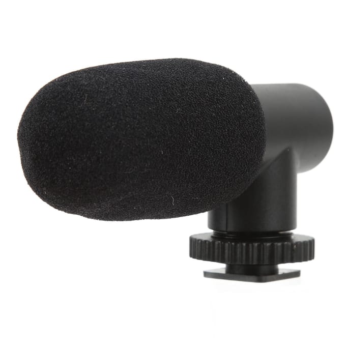 Microphone de Caméra Prise Jack 3,5 mm Suppression de Bruit Microphone Universel pour Téléphone Mobile pour Interviews Vidéo