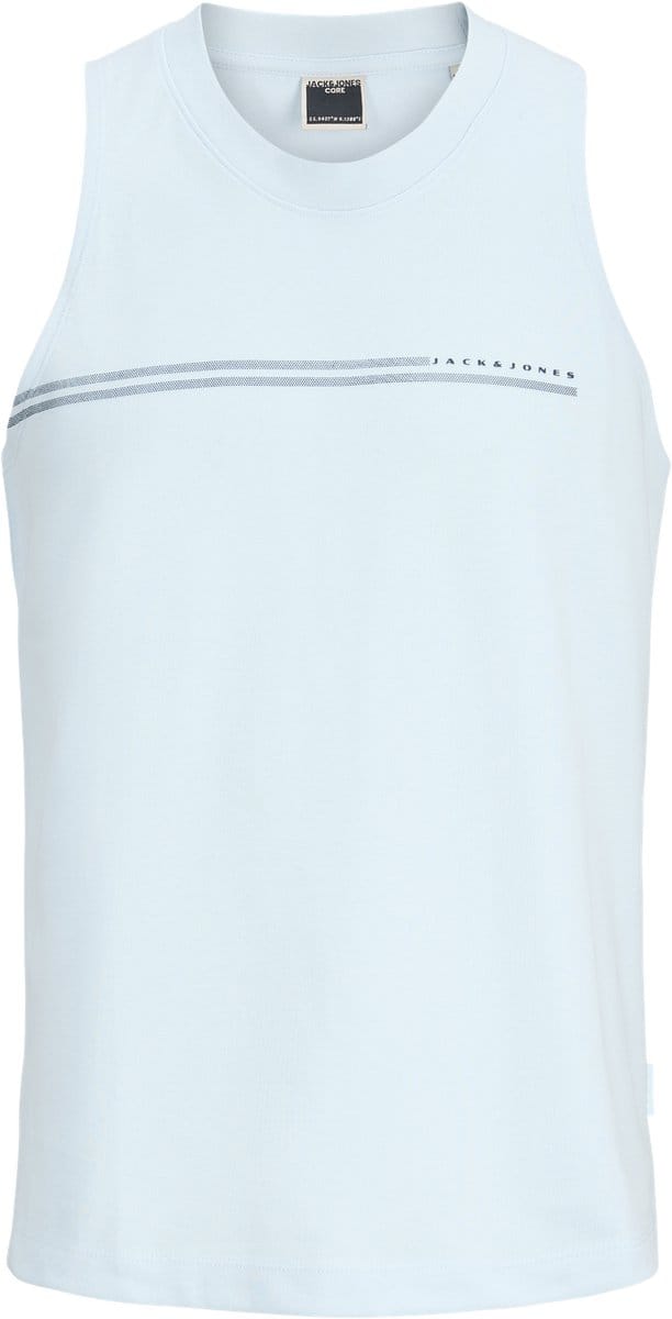JACK&JONES CORE - JCOFUSION CHEST BRAND SLEVELESS TEE CREW Heren T-shirt