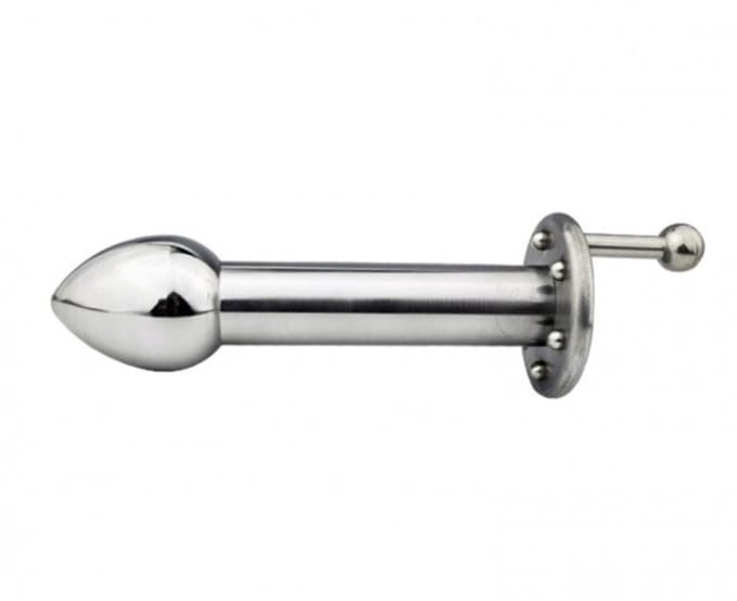 Nooitmeersaai - Draaibare buttplug - RVS - Zilver - 40-149mm
