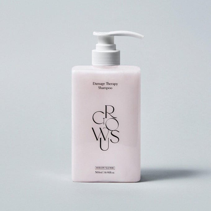 growus Damage Therapy Shampoo 500 ml speciale set (+Crèmebehandeling 21 ml) white