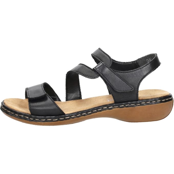 Rieker - Dames Sandalen Zwart 41