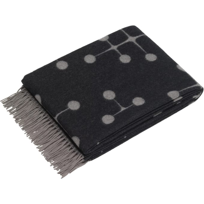 Vitra - Eames wollen deken - Dot Pattern - zwart - 4 - 6 Wochen