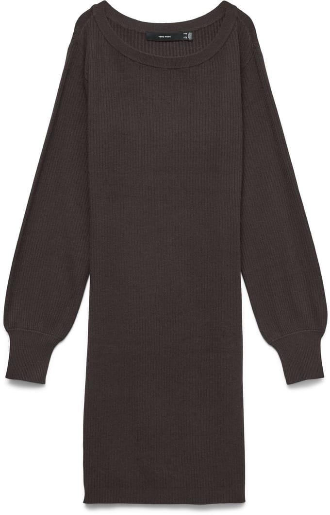 VERO MODA - VMHOLLYKARIS LS RIB DRESS EXC - Dames - Mini jurken