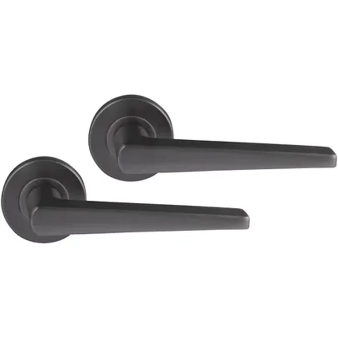 Differnz Deurkruk Rotterdam - Gun Metal - Rvs - Set Van 2
