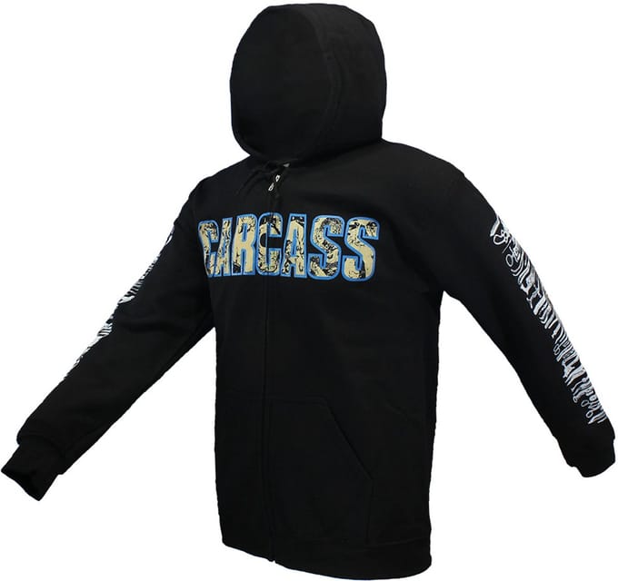 Carcass Necro Head Zipper Hoodie Vest - Officiële Merchandise - M