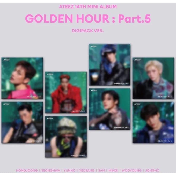 ATEEZ - GOLDEN HOUR PART.5 (Version Digipack) San