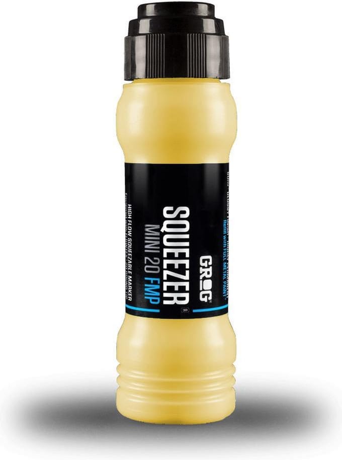 Grog Squeezer Paint Mini Verfstift - Geel - Schrijfbreedte  20mm Stift