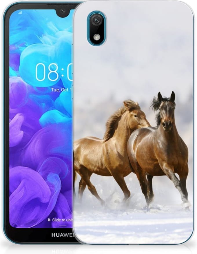 Huawei Y5 (2019) TPU Hoesje Paarden
