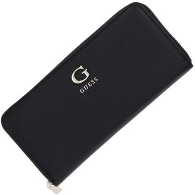 GUESS portemonnee Coleen SLG Zip Around Wallet Black zwart