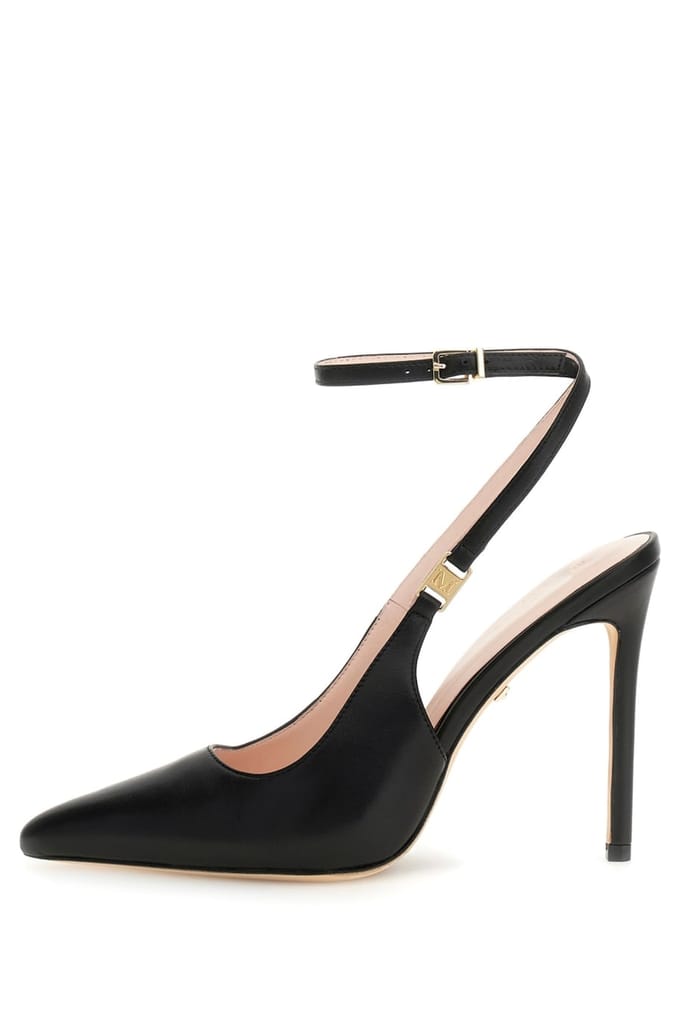 GUESS Slingback Ankle Stra Jet Black A996 Größe: 37 | Pumps Outlet | Damen | Schwarz