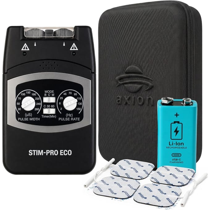 axion® - Stim-PRO Eco TENS-apparaat. Nu met oplaadbare batterij via USB Type C