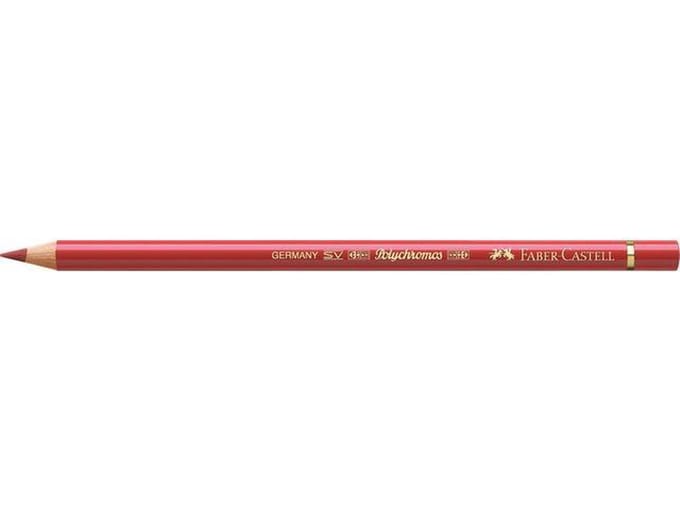 Kleurpotlood Faber Castell Polychromos 191 Pompeisch rood doos met 6 stuks