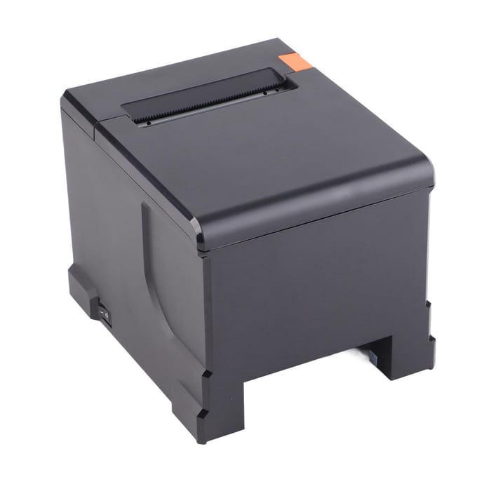 80mm POS Printer USB Thermische Bonprinter Hoge Snelheid Printen Keukenprinter met Automatische Snijder UK Plug gray