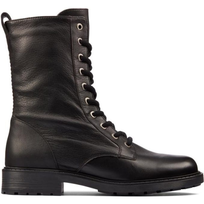 CLARKS Boots Orinoco2 Style Black Leather
