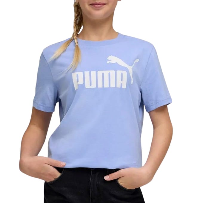 PUMA ESS No. 1 Logo Tee G Meisjes T-shirt - Intense Lavender