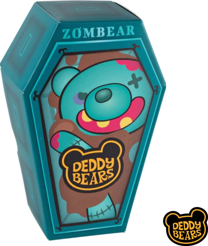 Deddy Bears - Zombear knuffel - 12 cm - Pluche