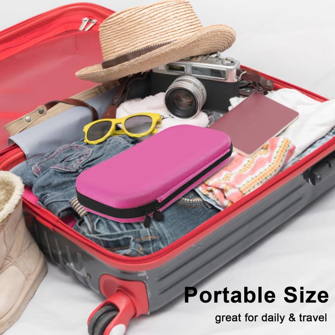 Mini mallette de transport à coque rigide pour organisateur de stéthoscope mallette de rangement étanche à la poussière Portable noir