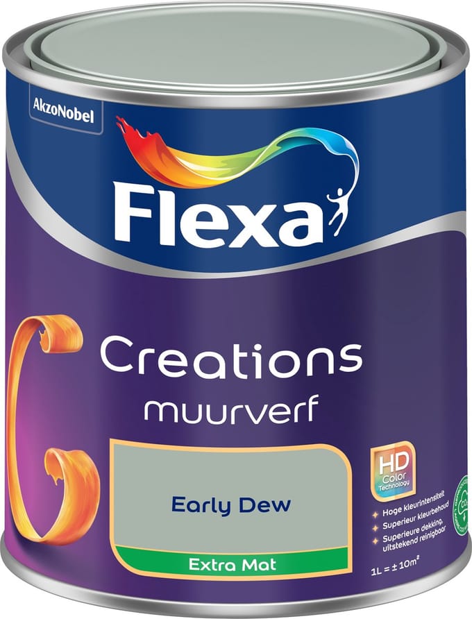 Flexa - Creations Muurverf Extra Mat - Early Dew - 1 L