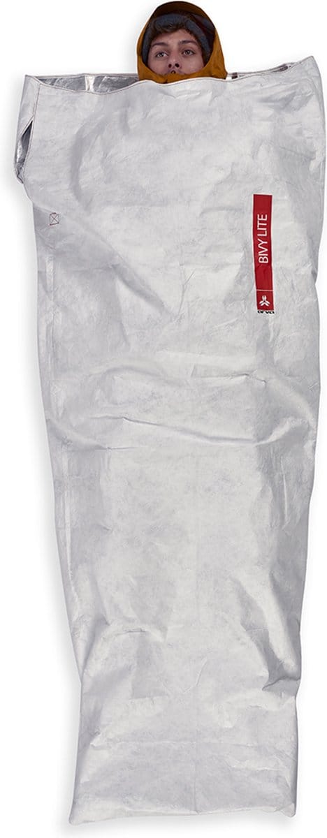 Arva - Bivvy Lite - 200x90cm - Bivibag - Wit - Overlevingszak - Noodslaapzak