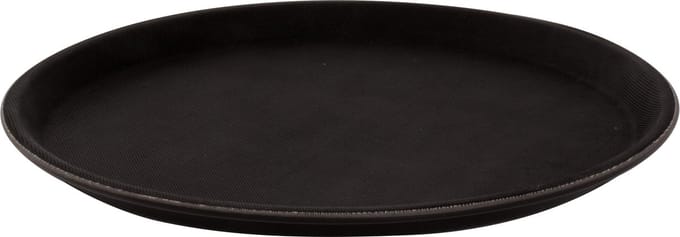 Mammoet - Dienblad - Easy - Rond - Antislip - 28 cm - Zwart - Polypropyleen