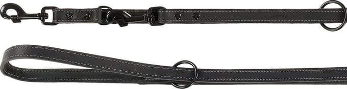 Flamingo - Hond Trainingslijn Montana Zwart 2,4m 20mm