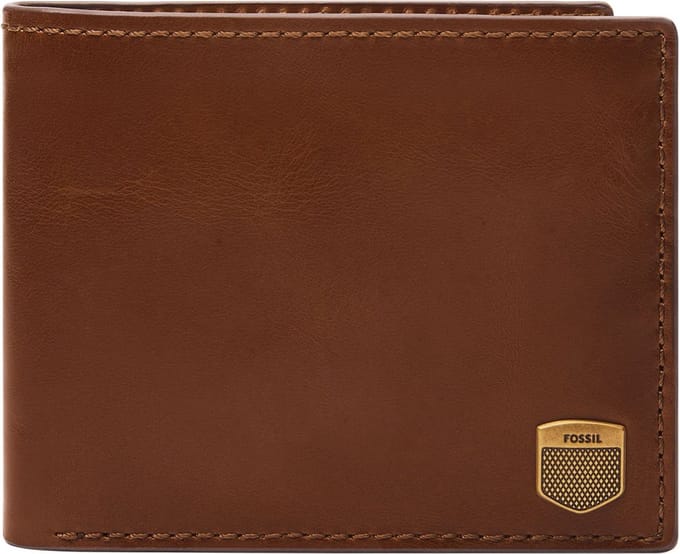 FOSSIL Kaarthoes Hayes Bifold Brown Bruine