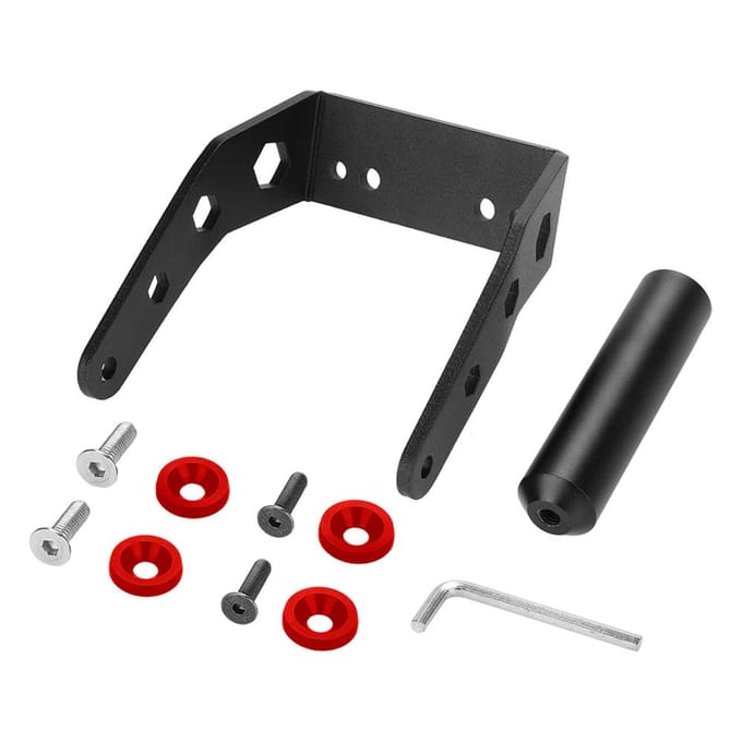 Universele handgreepset Aluminium elektrische scooter Aangepaste accessoires rood/zwart