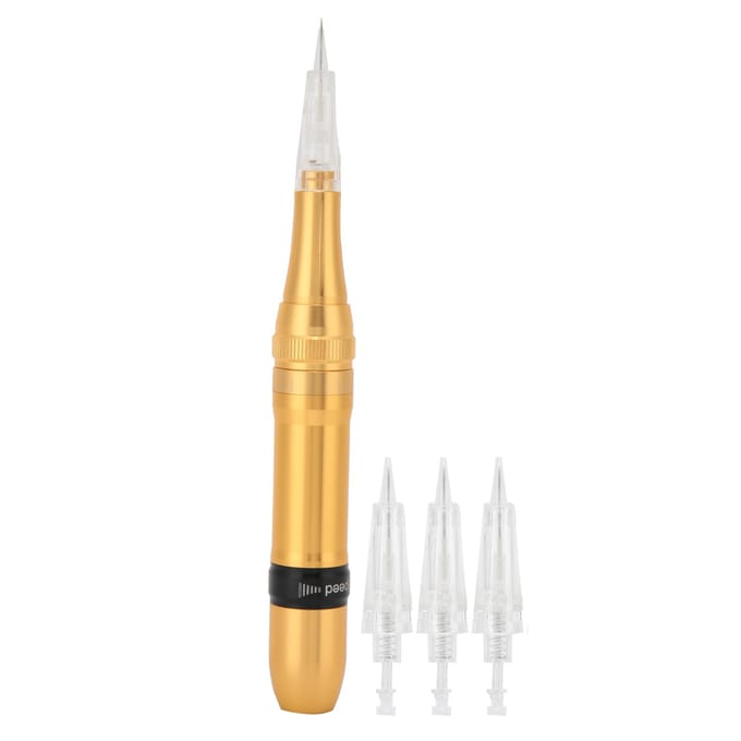 Microblading Pen Semi-Permanente Wenkbrauw Lip Eyeliner Tattoo Machine Apparaat US Plug beige