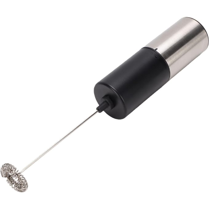 Krachtige Melkschuimer Staaf Elektrische Garde Schuimmaker Handheld Drankmixer met Houder voor Warme Chocolade black