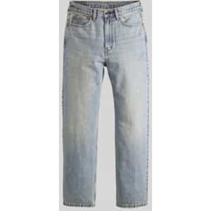 loose fit jeans van puur katoen