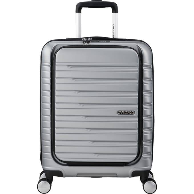 American Tourister Koffer - Flashline Frontloader 55/40cm - RYANAIR handbagage - Sky silver - 34 l
