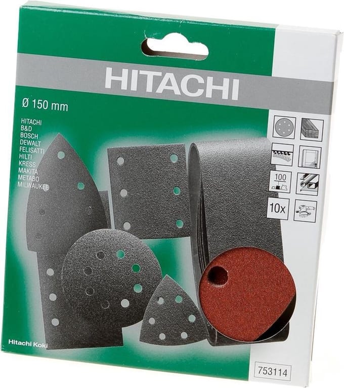 Hikoki Schuurschijf diameter150 k100 (10 st)