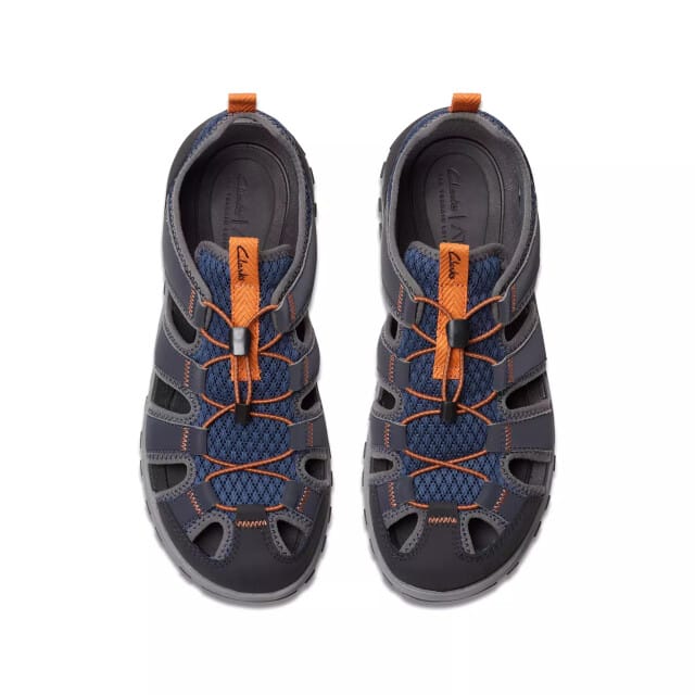 Clarks ATL Trek Wave - heren sandaal - Blauw - maat 42 (EU) 8 (UK)