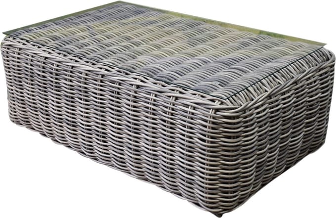 Las Palmas lounge tuintafel 120x75xH43,5 cm grijs