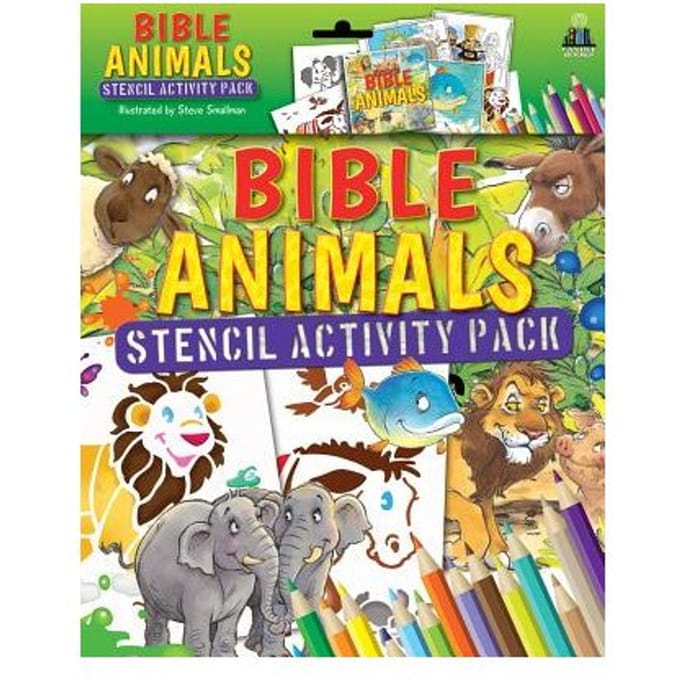 Bible Animals Stencil Activity Pack - Dowley, Tim